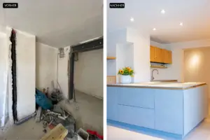 Design Stories Wohntraum auf ganzer Ebene Vorher Nachher Vergleich